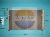 AUTO AIR GLOUCESTER 16-9961 Condenser, air conditioning